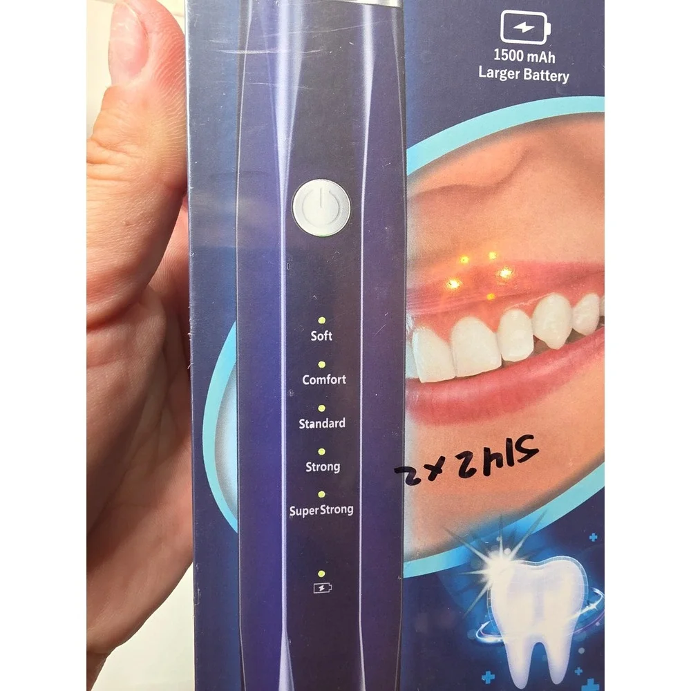 Dynasonic Plaque Remover & Polisher Dynatip Sonic Tooth Cleaner Navy Blue NEW A6